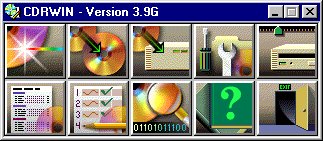 CDR WIN toolbar