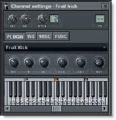 Fruity Loops FL Studio 6 FruitKick kick synthesizer