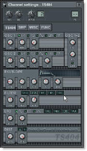 Fruity Loops TS 404 Synthesizer